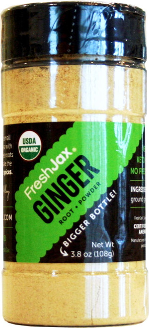 Freshjax Organic Ground Ginger - 3.8 Oz
