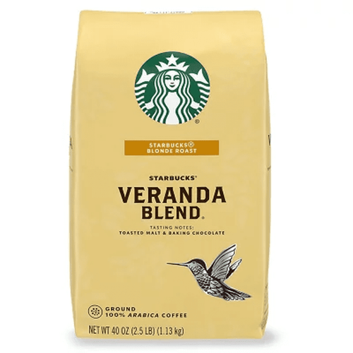 Starbucks Blonde Roast Ground Coffee, Veranda Blend (40 Oz.)