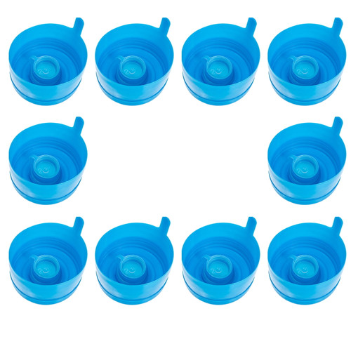 Nicexmas 10pcs Water Jug Caps Reusable Water Bucket Lids Water Bottle Seal Caps Gallon Bucket Lids