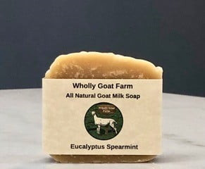 Wholly Goat Farm - Goat Milk Soap - Eucalyptus Spearmint