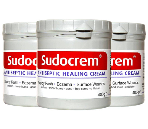 Sudocrem Antiseptic Healing Cream 400g Sudo Creme Cream (pack Of 3)