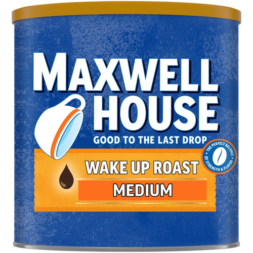 Maxwell House Medium Roast Wake Up Roast Ground Coffee, 30.65 Oz. Canister