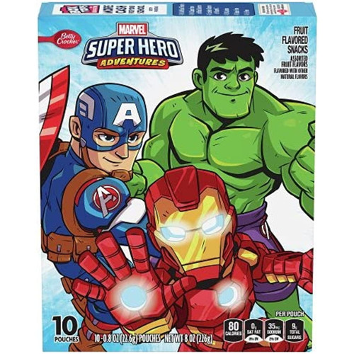 Betty Crocker Marvel Avengers Fruit Snacks 8.oz 226g