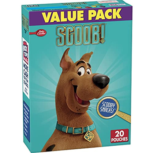 Scooby Doo Fruit Flavored Snacks, Value Pack, Pouches, 16 Oz, 20 Ct