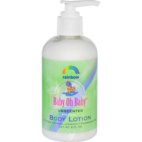 Rainbow Research Baby Lotion Unscented 8 Ounce