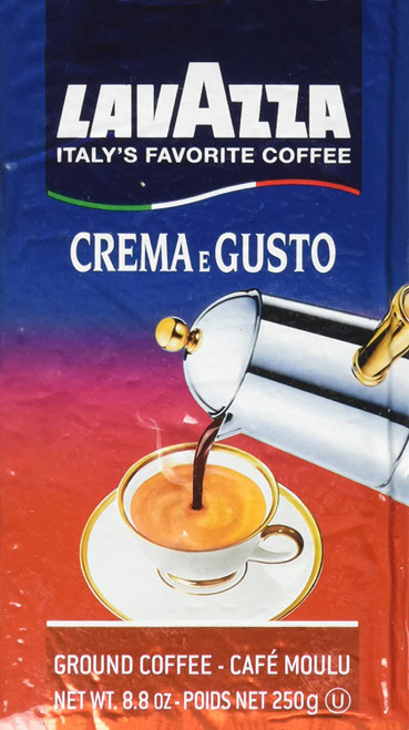Lavazza Italian Espresso Crema Gusto Ground Coffee, 8.8 Oz