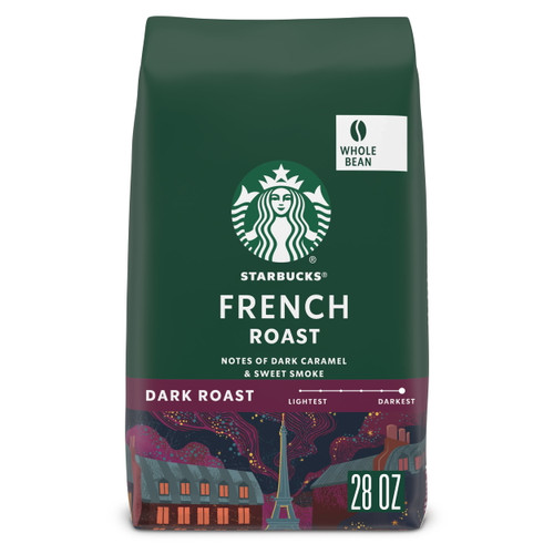 Starbucks French Roast, Whole Bean Coffee, Dark Roast, 28 Oz