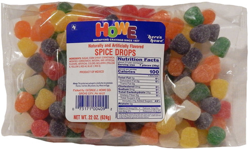 Howe Spice Drops, 22 Oz