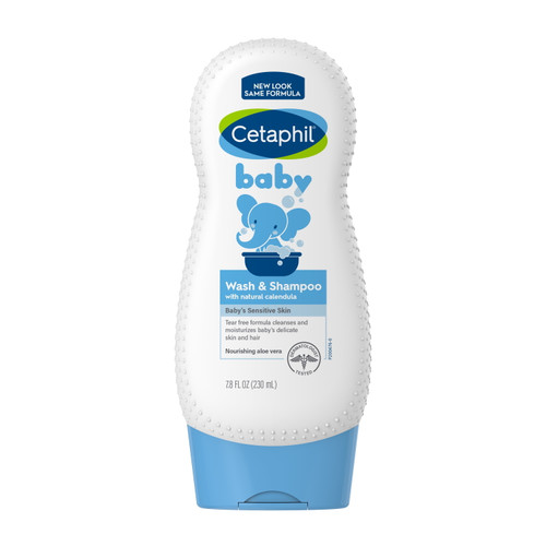 Cetaphil Baby Wash & Shampoo With Organic Calendula, 7.8 Fl Oz