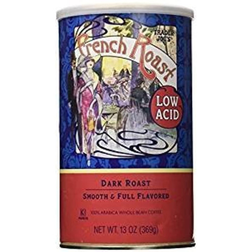 Tj Low Acid French Roast Coffee - 26 Oz. (dark Roast, Whole Bean)