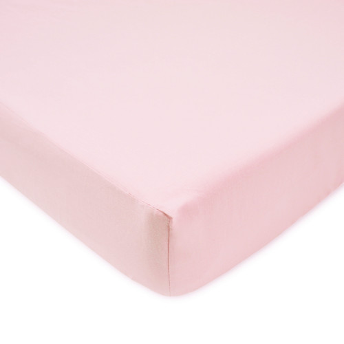 American Baby Co. Ultra Soft Microfiber Fitted Crib Sheet, Pink