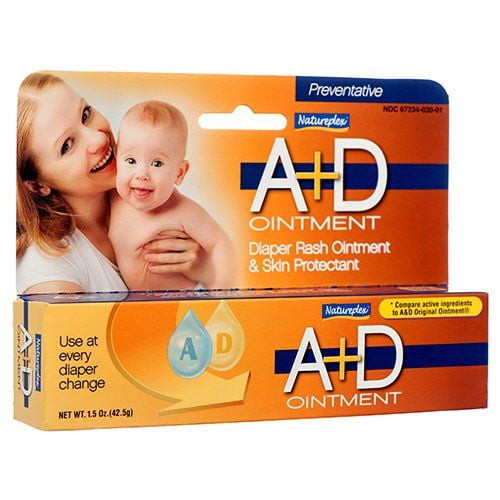 Natureplex A+d Diaper Rash Ointment & Skin Protectant 1.5 Oz For Every Change