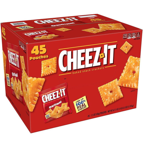 Product Of Cheez-it Original Snack Packs (1.5 Oz., 45 Ct.) - For Vending Machine, Schools , Parties, Retail Stores