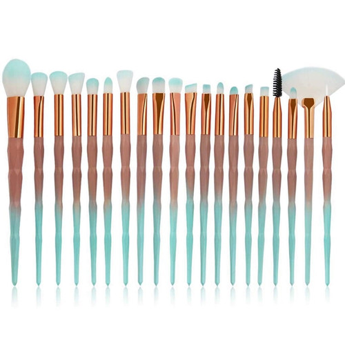 20pcs Makeup Brushes Set Powder Eyeshadow Eyeliner Lip Foundation Cosmetic Tool
