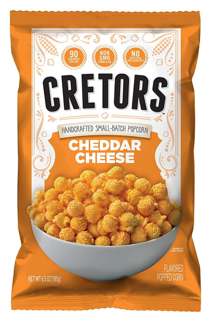 G.h. Cretors Popped Corn Cheddar Cheese 6.5 Oz Pack Of 2