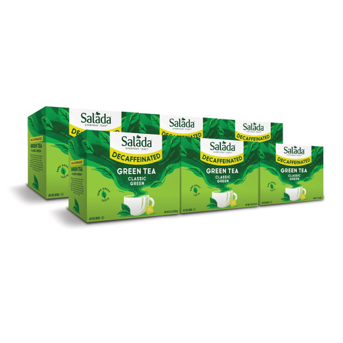 Salada Decaffeinated Pure Green Tea 40ct - 6 Pack