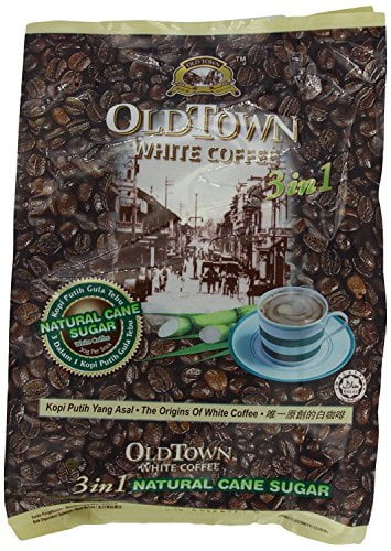 Ninechef Bundle - Old Town 3 In 1 Natural Cane Sugar White Coffee 19 Ounce+ 1 Ninechef Coffee Spoon