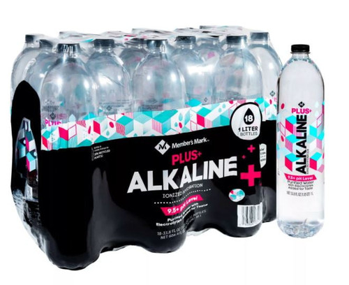 Plus+alkaline Water(18 Pk., 1 L)