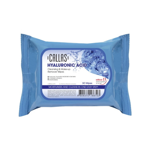 Callas Hyaluronic Acid Cleansing & Make Up Remover Wipes *new*