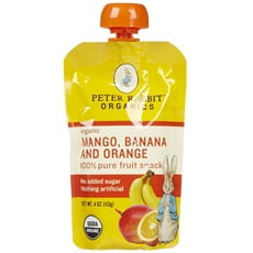 Peter Rabbit Organics B51769 Peter Rabbit Organics Mango, Banana And Orange (10x4oz) / Each