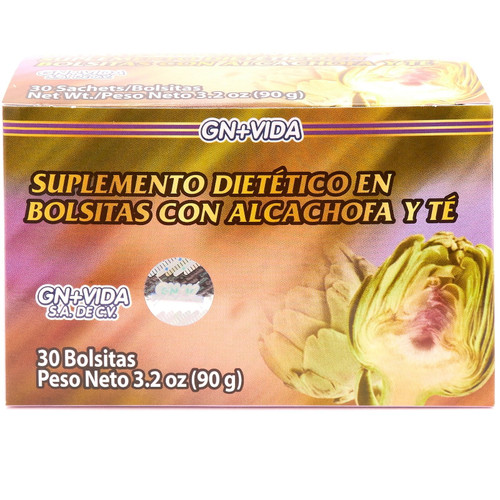 Te De Alcachofa Artichoke Tea Gn+vida 30 Day Supply