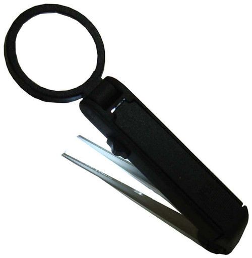 Pin Point Tweezer/ Magnifier With Led Light: Cr-91117