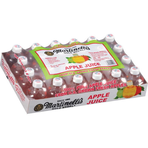 Martinelli's Gold Medal 100% Pure Apple Juice, 10 Fl Oz, 24-count