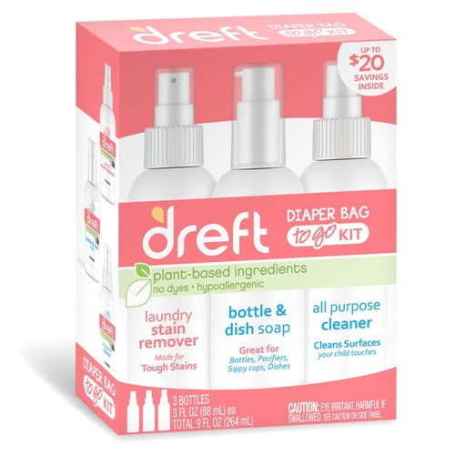 Dreft Diaper Bag To Go Kit