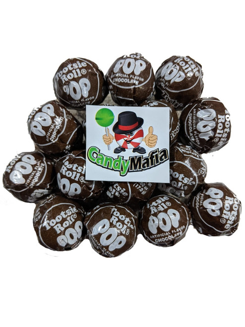Chocolate Tootsie Pops 60 Count With Candymafia Magnet