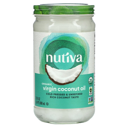 Nutiva, Organic Virgin Coconut Oil, 23 Fl Oz Pack Of 4