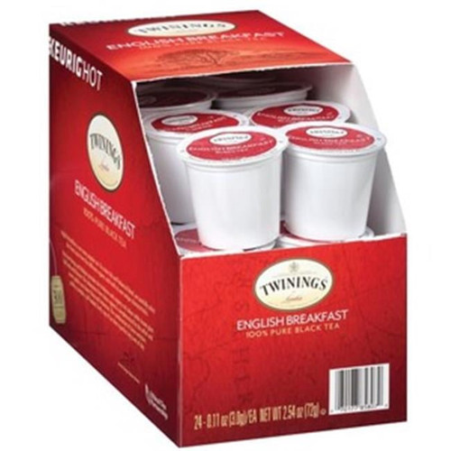 Twinings  English Breakfast Black Tea K-cup - Pack Of 24