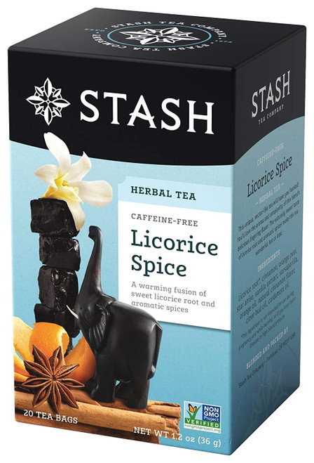 Stash Herbal Tea - Licorice Spice 20 Foil Tea Bags (pack Of 2)