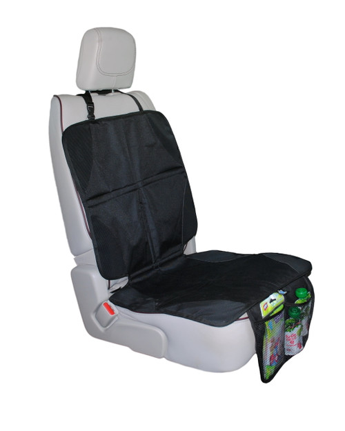 Mighty Clean Baby Car Seat Protector For Car Seat, Anti Slip Backing, Black