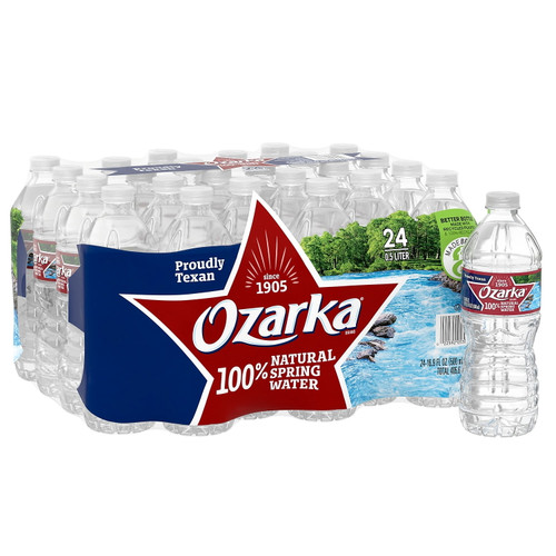 Ozarka 100% Natural Spring Water 16.91 Oz. 022592053028