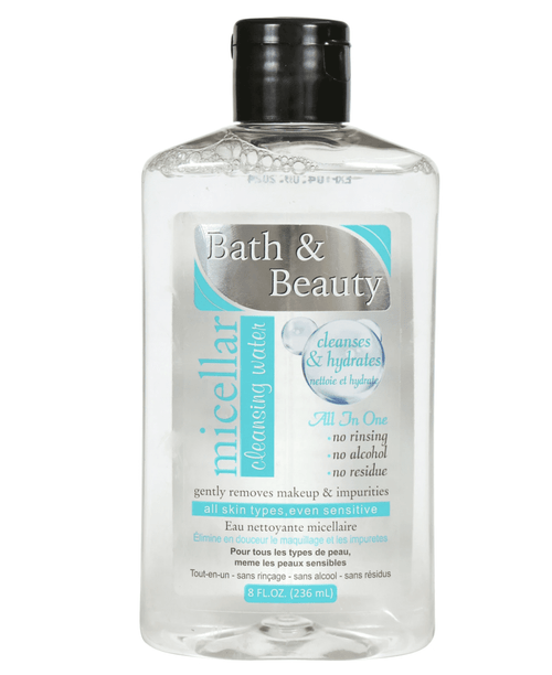 Makeup Remover - Micellar Cleansing Water, 8-oz. Bottle - 3 Pack