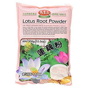 Ninechef Bundle - Greenmax (mayushan) Lotus Root Powder 10.5oz (24 Bag) + 1 Ninechef Chopstick