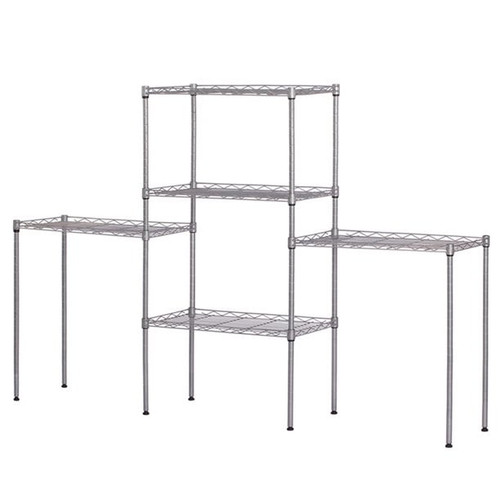 Storage Shelves Heavy Duty Shelving 5 Tier Layer Wire Shelving Unit Metal Wire Shelf Standing Garage Shelves Storage Rack ,adjustable Nsf Certified 14"x30"x60"chrome