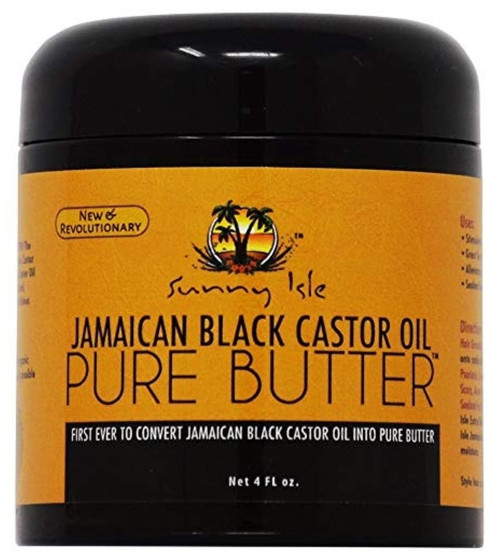 Sunny Isle Jamaican Black Castor Oil Pure Butter Original, 4 Oz