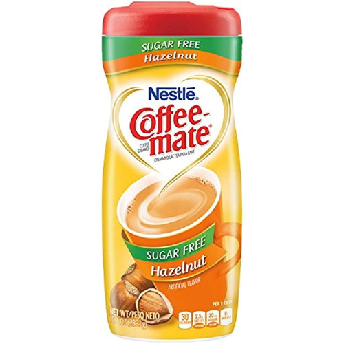 Nestle Coffeemate Sugar Free Hazelnut Coffee Creamer 10.2 Oz (pack Of 3)