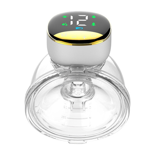 Breast Pump - Wearable Breast Pump, Double Hands Free Breast Pump, Portable Electric Breast Pump With 4 Mode & 12 Levels,low Noise & Painless,24mm Flange,rechargeable Milk Pump For Travel Home, 1 Pack