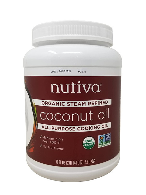 Nutiva Organic Steam Refined Coconut Oil, 78 Fluid Ounce