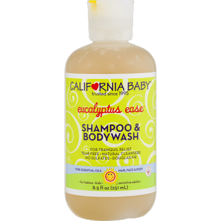California Baby Eucalyptus Ease Shampoo & Bodywash, 8.5 Fl Oz