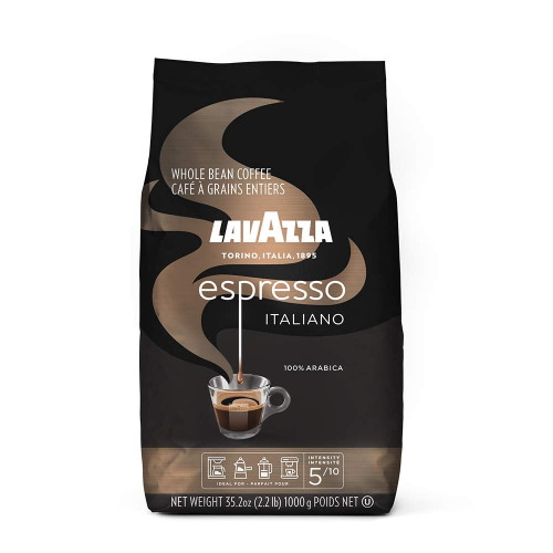 Lavazza Caffe Espresso Whole Bean Coffee Blend, Medium Roast, 2.2 Pound Bag
