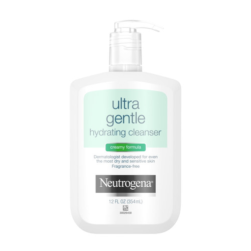 Neutrogena Ultra Gentle Hydrating Creamy Facial Cleanser, 12 Fl Oz