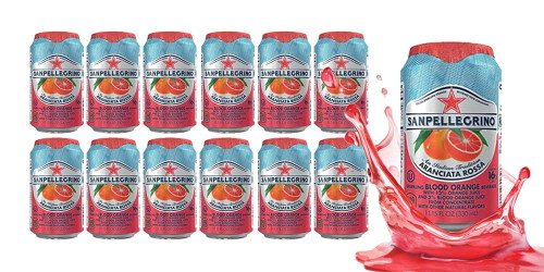 San Pellegrino Blood Orange Sparkling Natural Mineral Water - Pack Of 12 ( 11.15 Fl Oz Each) - Aranciata Rossa