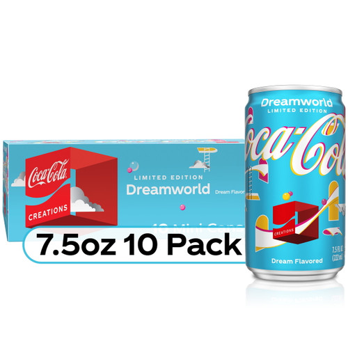 Coca-cola Dreamworld Fridge Pack Cans, 7.5 Fl Oz, 10 Pack