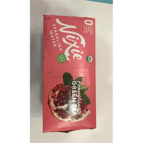 Nixie Sparkling Water  12 Fl Oz Pomegranate Sparkling Water