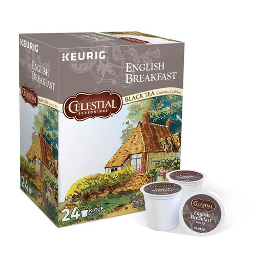 Celestial Seasonings Devonshire English Breakfast Black Tea, K-cups, 24 Ct