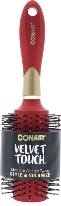 Conair Velvet Touch Round Blow Dry Brush 1 Ea