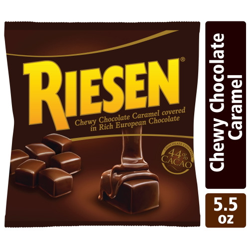 Riesen Chocolate Covered Chewy Caramel Candy, 2.65 Oz